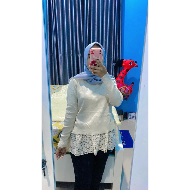 atasan rajut zara women