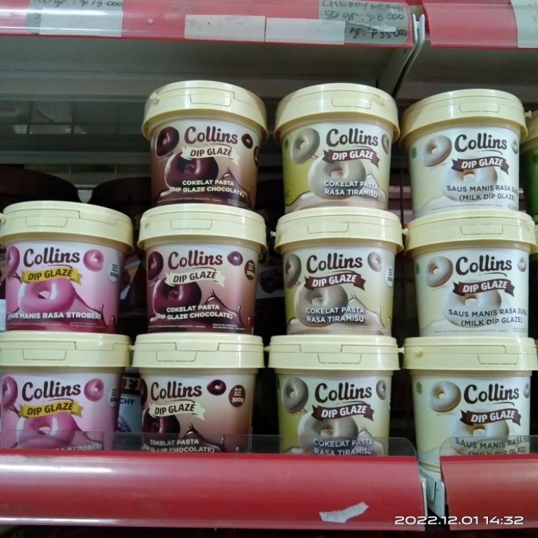 

[✼C1@] COLLINS DIP GLAZE 300GRAM Grosir lagi