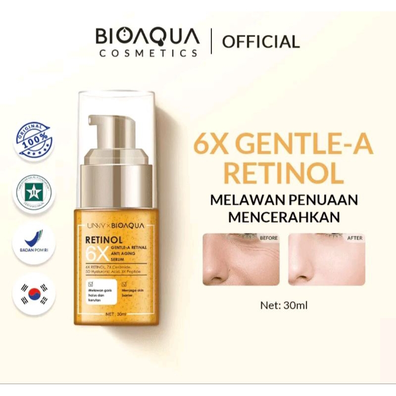 Bioaqua Retinol 6X Anti Aging serum 30 ml