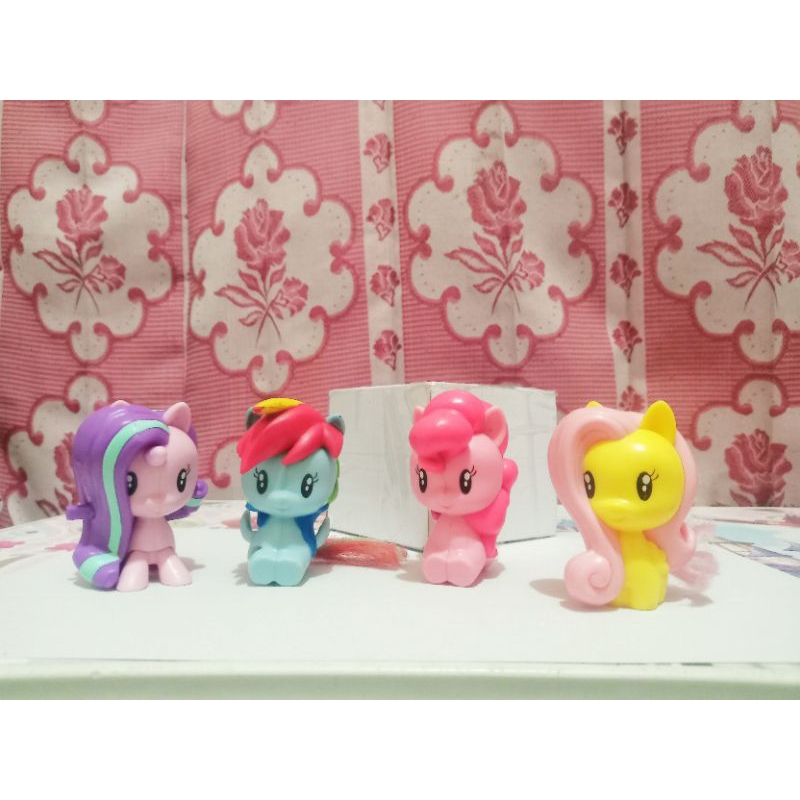 mainan bekas My Little Pony Hasbro Preloved Mc Donald isi 4 pcs