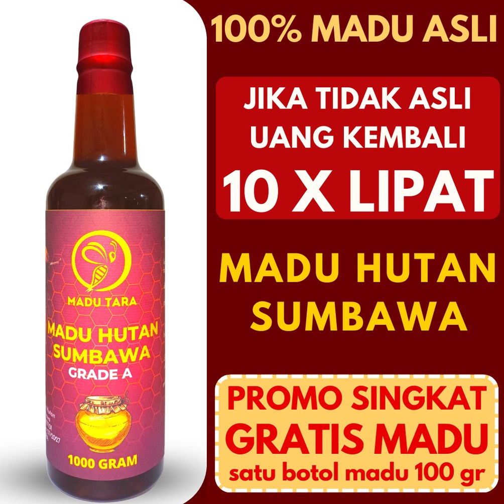 

[✣M87\] MADU HUTAN SUMBAWA MADU ASLI MADU MENTAH MURNI RAW HONEY MADU TARA Good product