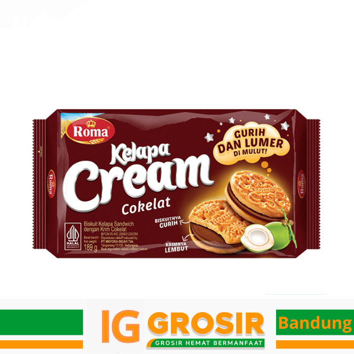 

Roma Kelapa Cream Coklat 189gr