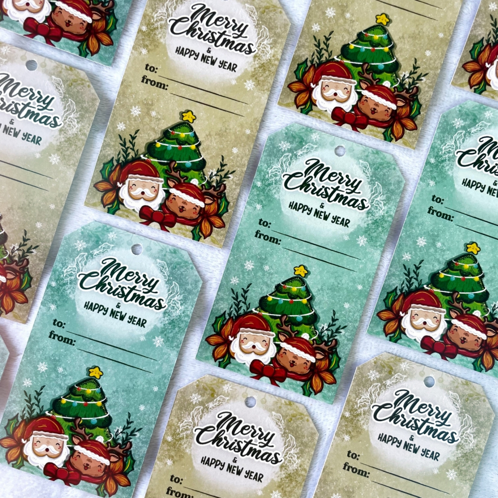 

Hang Tag Natal Label Hadiah Christmas Souvenir Kartu Ucapan 3D Pop Up