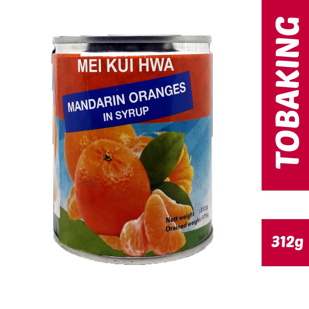 

T3rkini Jeruk mandarin kaleng dalam sirup 312 gr Mei Kui Hwa Bring it Now