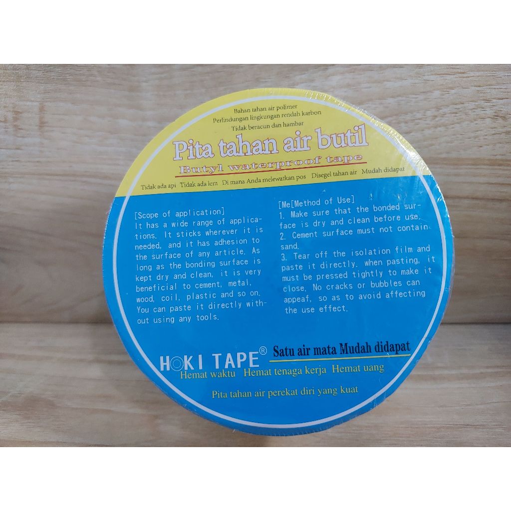 HOKI Tape / Aluminium Foil Butyl Rubber Waterproof Tape / Lakban aluminium Anti Bocor / FLEX TAPE Or
