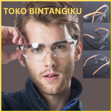 3M Kacamata Safety Goggles Anti Fog Dust - 11394/kaca mata tukang/bintangiku