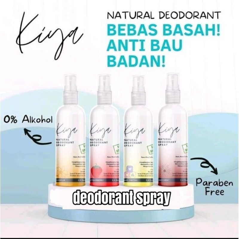 kiya natural deodorant spray | 100ml