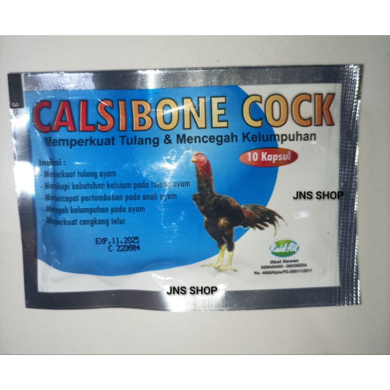 CALSIBONE COCK RAID ALL KALSIUM MEMPERKUAT TULANG AYAM & MENCEGAH KELUMPUHAN AYAM & MEMPERKUAT CANGK