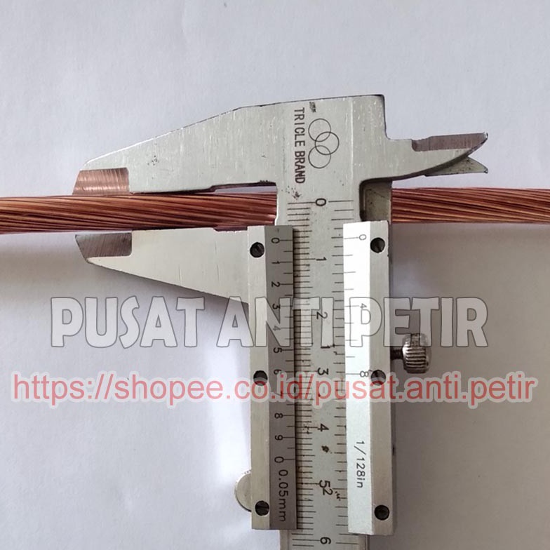 Terlaku. Kabel BC 50mm / Kabel Grounding 50 mm 50