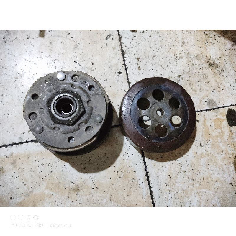 kampas ganda pulley puli set siap pakai yamaha mio j 54p,mio shoul gt,xtrade