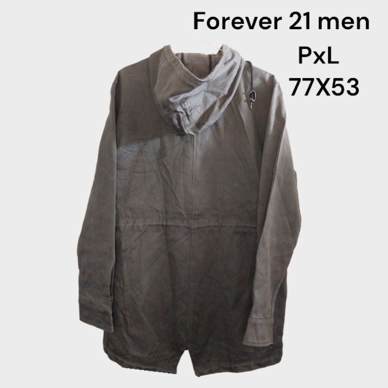 jaket parka forever 21 men