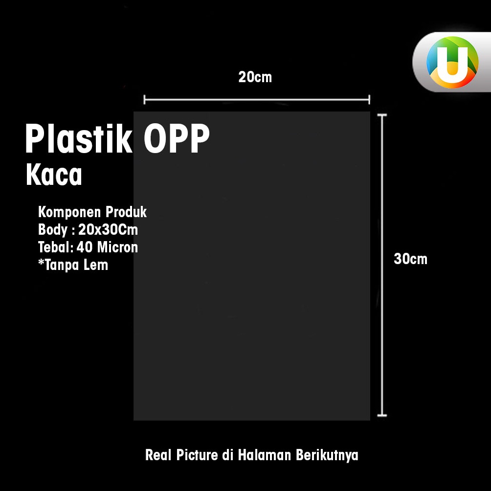 

Harga Termurah.. [Isi 50Pcs] Plastik OPP Kaca Tanpa Lem 20x30Cm Untuk Souvenir Ulang Tahun Souvenir Amplop Lebaran 59