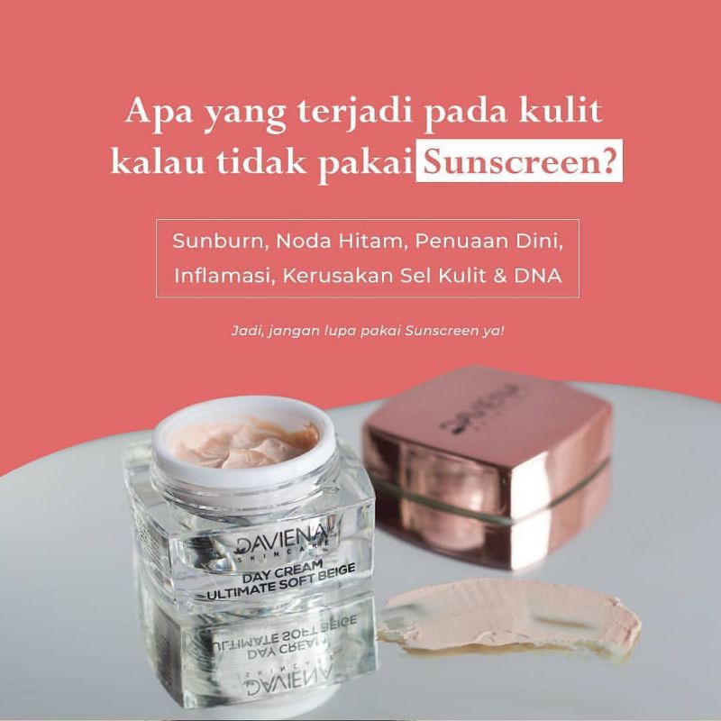 Daviena skincare Day cream glowing daviena