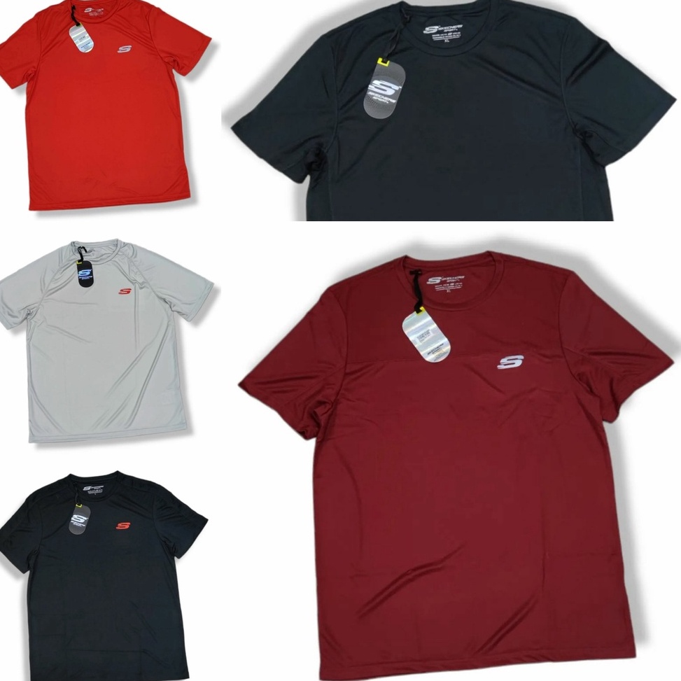 TERLARIS Kaos Running/Sport Skechers for Men Original