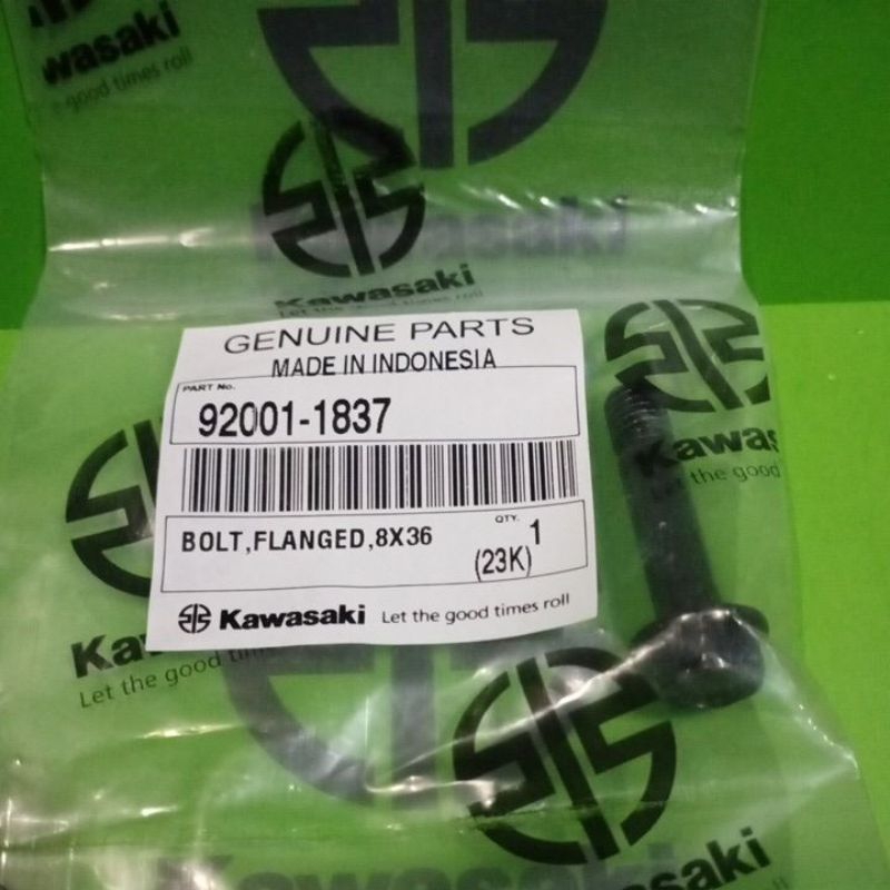 BAUT DUDUKAN KALIPER DEPAN NINJA R SS RR PNP KAZE R ORIGINAL KAWASAKI 92001-1837
