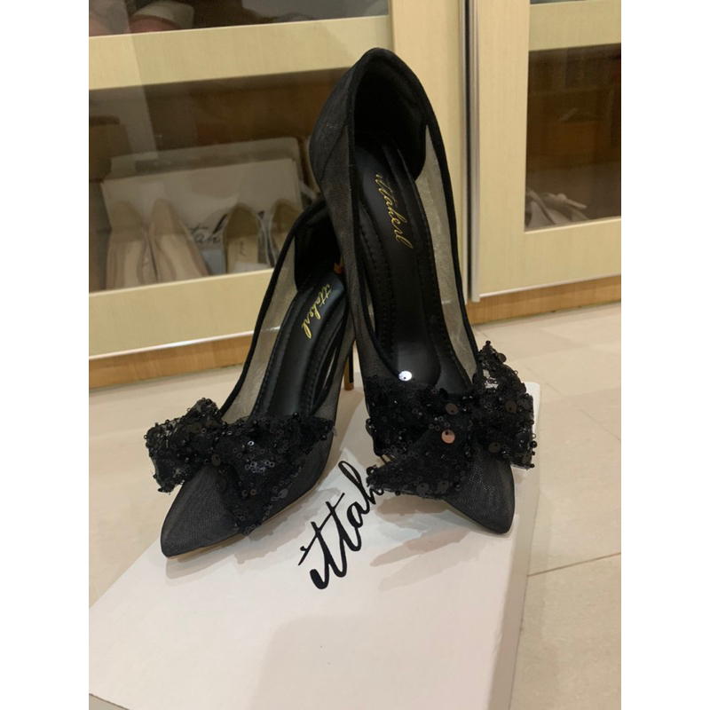 Ittaherl Jewel 90mm Pointy Heels Ink