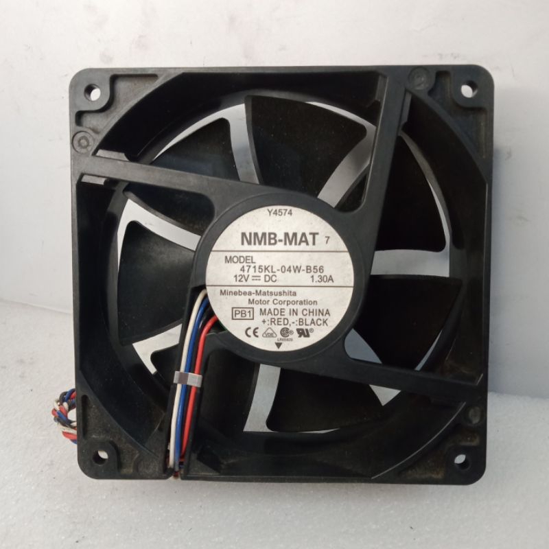 KIPAS HIGH SPEED FAN 12CM X 12CM 12V 1.40A MERK NMB MAT 12CM