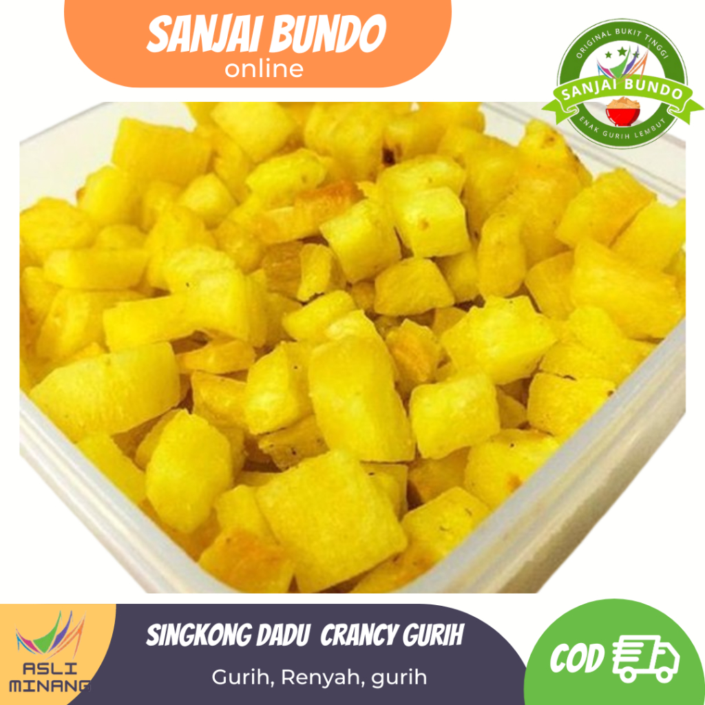 

Sanjai Bundo Singkong Dadu Crancy Gurih - 100 gram