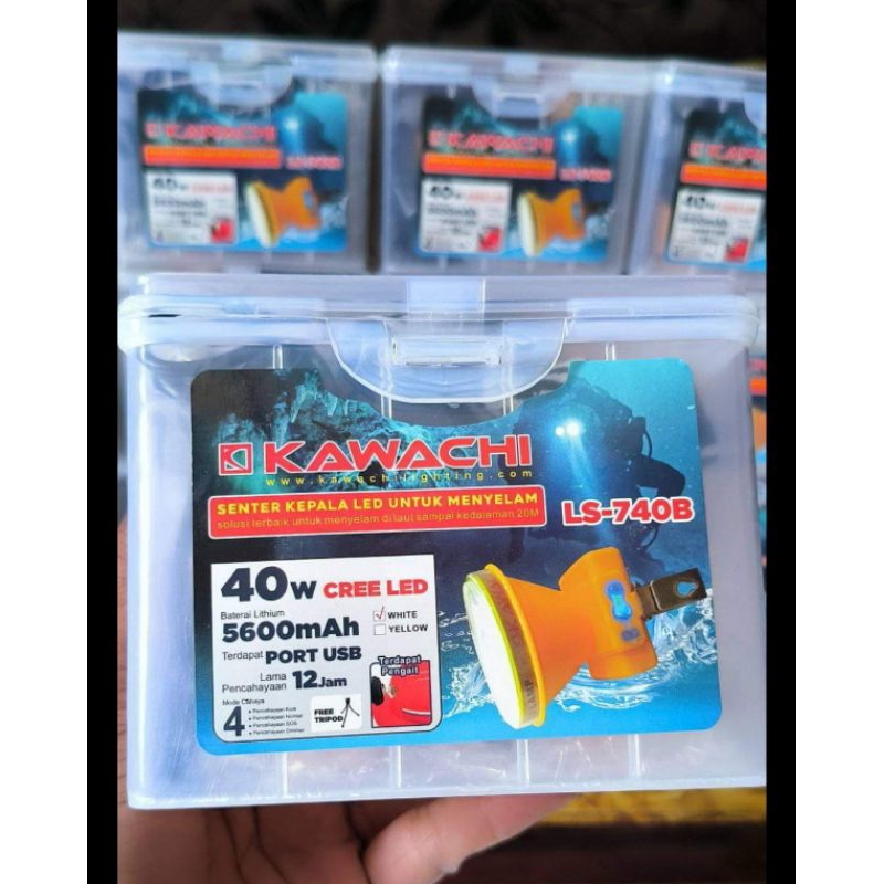 Senter Kepala Kawachi 40 Watt LS-740B Original