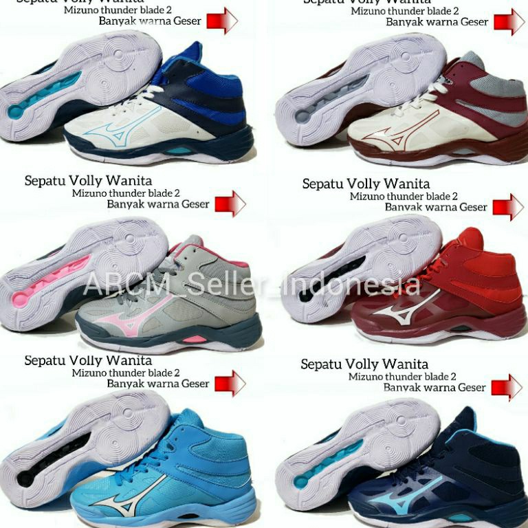 HARGA TERMURAAH Sepatu Volly Mizuno Thunder Blade Sepatu Olahraga Volly Wanita Mizuno Thunder Blade 