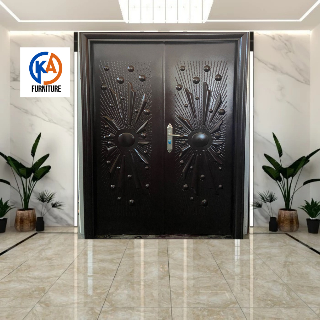 PINTU BAJA DOUBLE DOOR / PINTU RUMAH MODEL KUPU / PINTU BAJA / PINTU UTAMA 2 PINTU / PINTU UTAMA BAH
