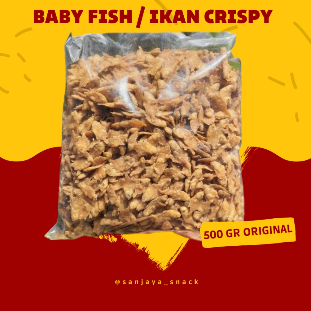 

QVCZS IKAN CRISPY PEPETEK BABY FISH CRISPY 1/2 KG (500 GRAM) 73