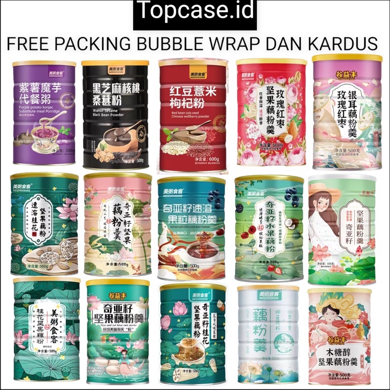 

0IJA7 Ou fen / Lotus Root Powder Oufen Akar Teratai 500gr Makanan Diet 0ccew