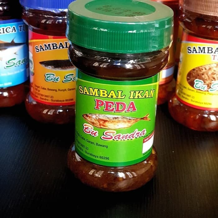 

Sambal Peda Cabe Ijo Sambel Bu Sandra Oleh Oleh Khas Surabaya ORIGINAL VIRAALLL REKKK