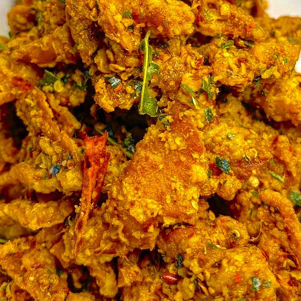 

EE0CW KULIT AYAM CRISPY BUMBU REMPAH PEDAS EKSTRA DAUN JERUK 6bv0f