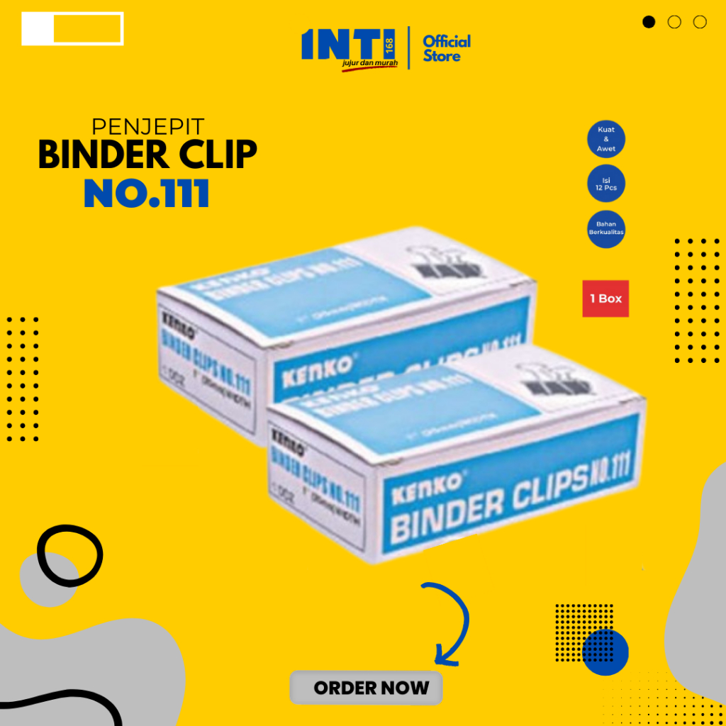 

Binder Clip Kenko No.111 - Klip Binder