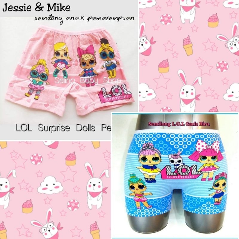 JESSIE AND MIKE SEMILONG SHORTPANTS LOL