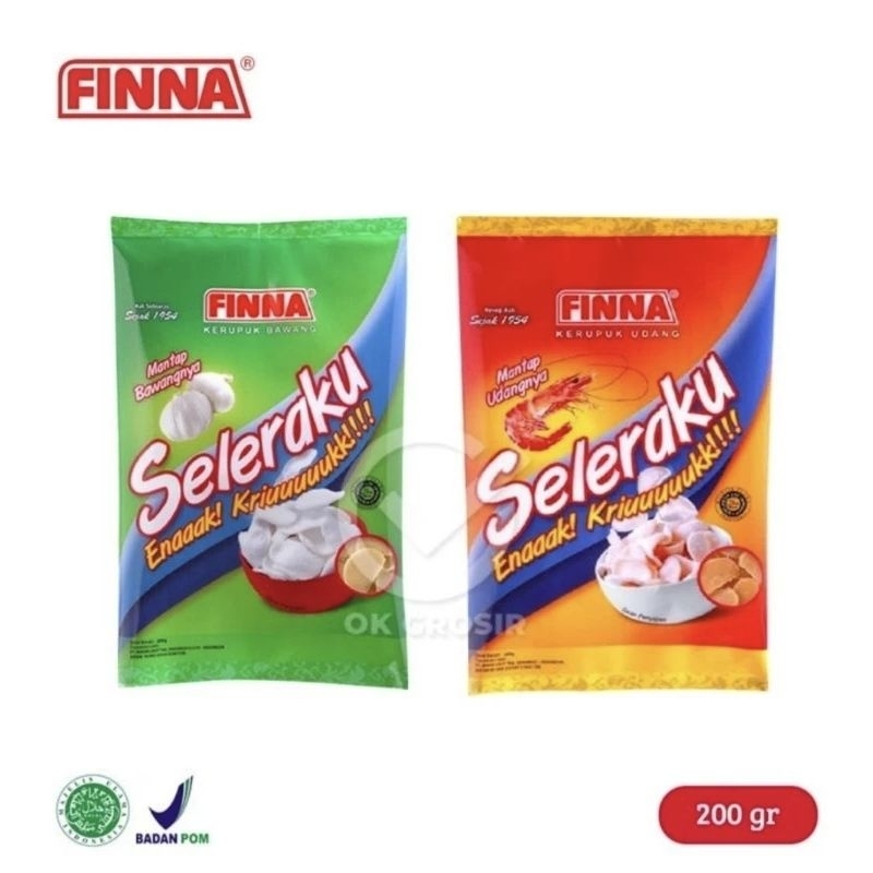

KERUPUK FINNA SELERAKU 200gr