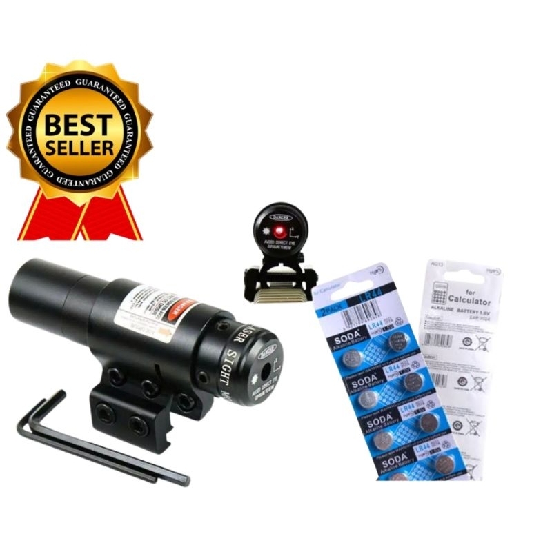 Laser Scope Nyala Merah Tipe YX-802 free cod