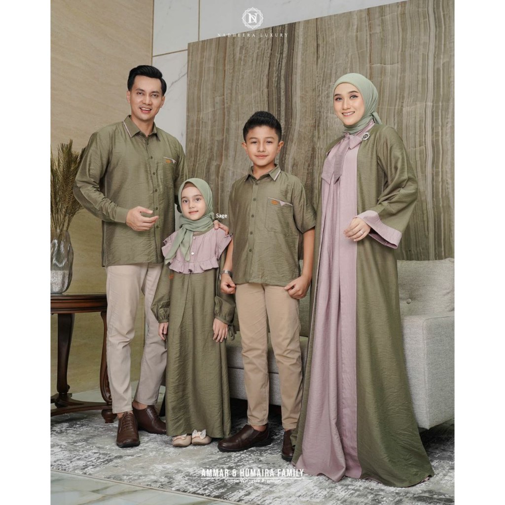 AMMAR DAN HUMAIRA FAMILY SET BY NADHEERA LUXURY