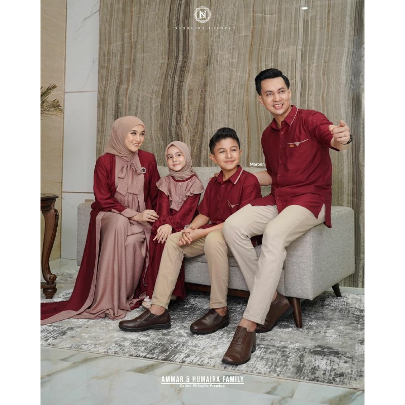 AMMAR & HUMAIRA FAMILY SET BY NADHEERA LUXURY