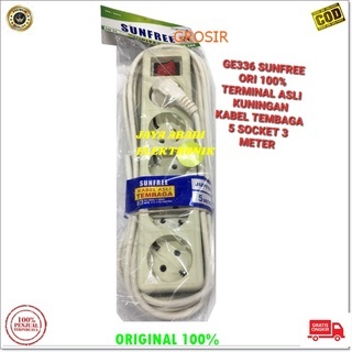 G336 ORIGINAL TERMINAL 5 LUBANG SOCKET 3 METER ON OFF COLOKAN LISTRIK STEKER SETRUM PITING KEPITING 
