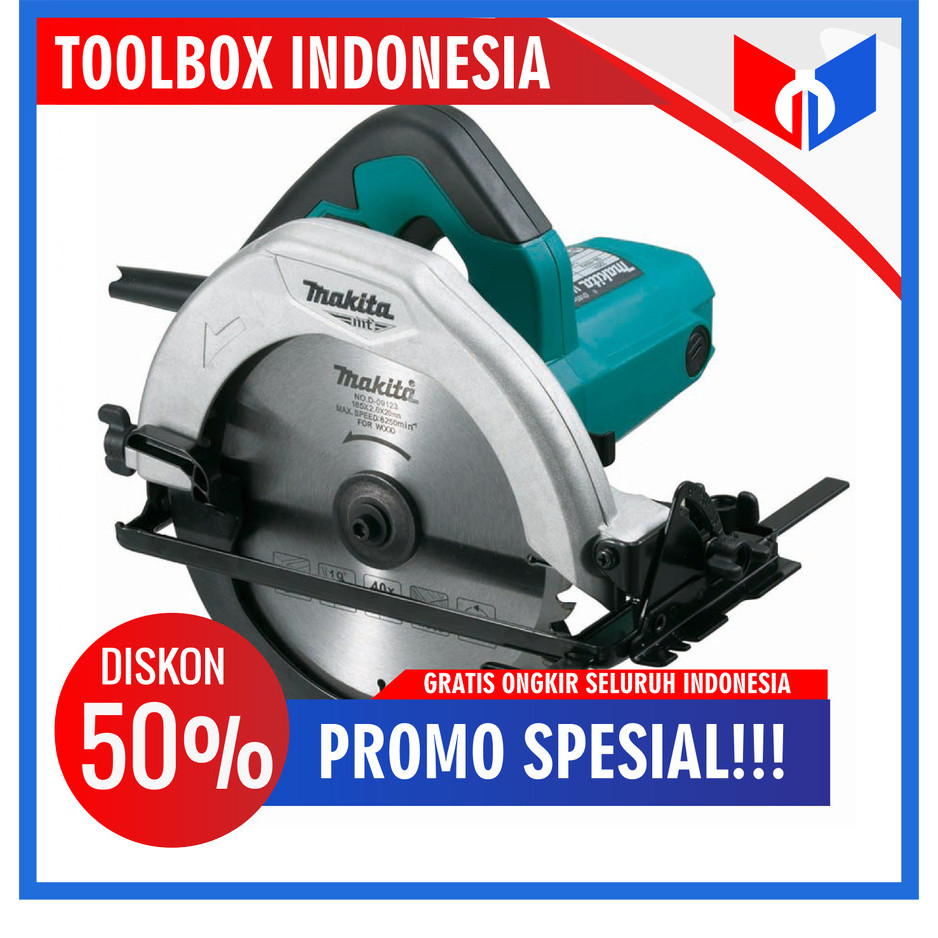 MESIN GERGAJI KAYU/GERGAJI LISTRIK /GERGAJI CIRCULAR SAW MAKITA M5810B MESIN SOMEL MAKITA M 5801 B