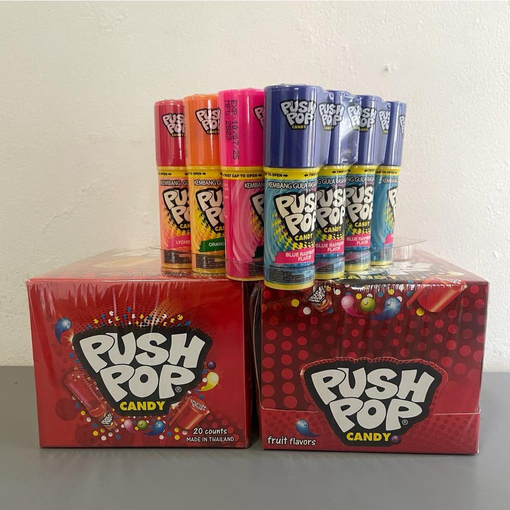 

PUSH POP CANDY PERMEN LIPSTIK RASA BUAH ( 1 PC )