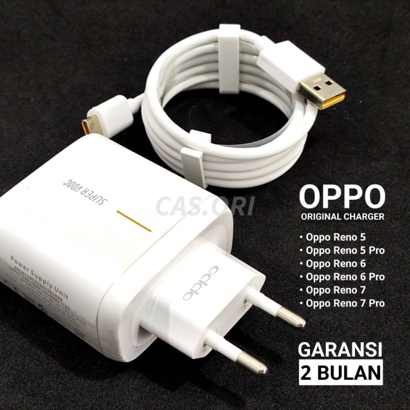 CHARGER OPPO 65 WATT VOOC ORIGINAL 100%, CHARGER OPPO RENO 6, RENO 7, RENO 8