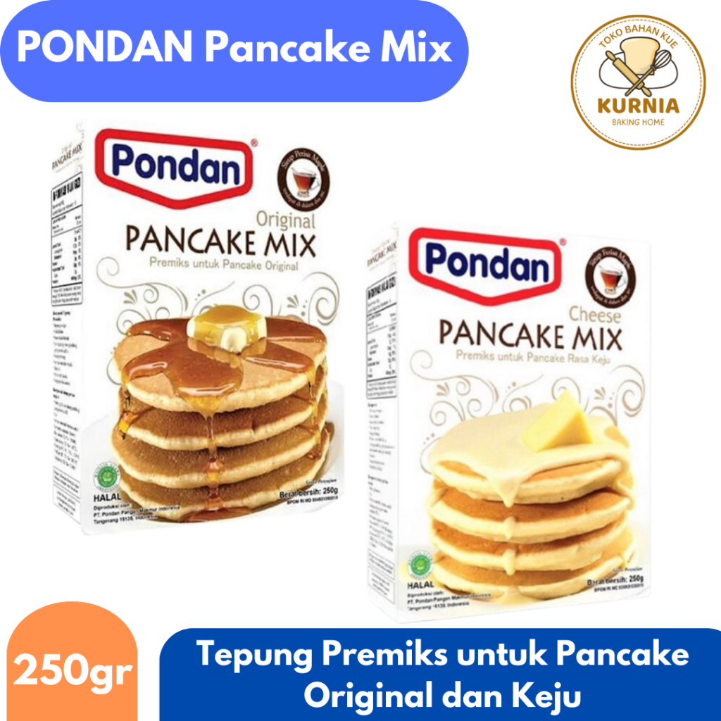 

PONDAN PANCAKE MIX KEMASAN 250gr