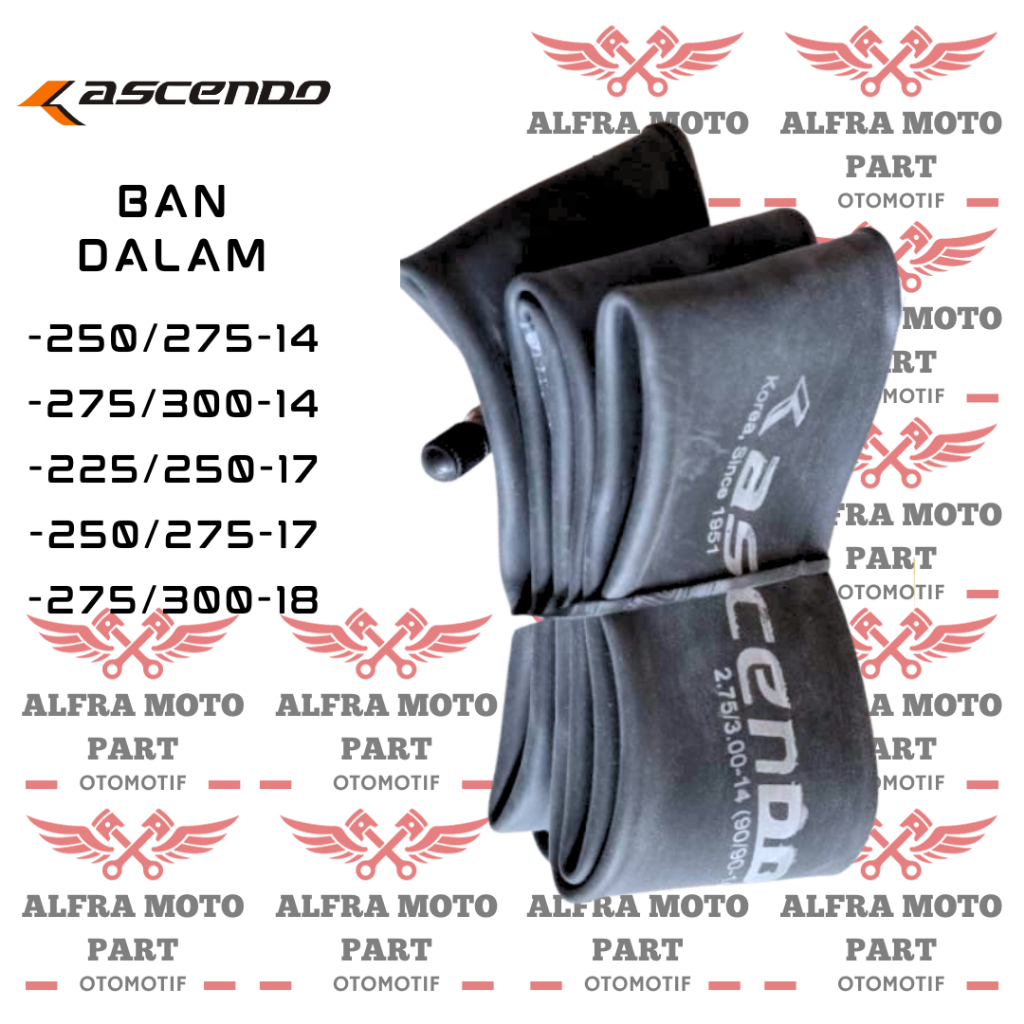 BAN DALAM MOTOR RING 14/17/18 ASCENDO