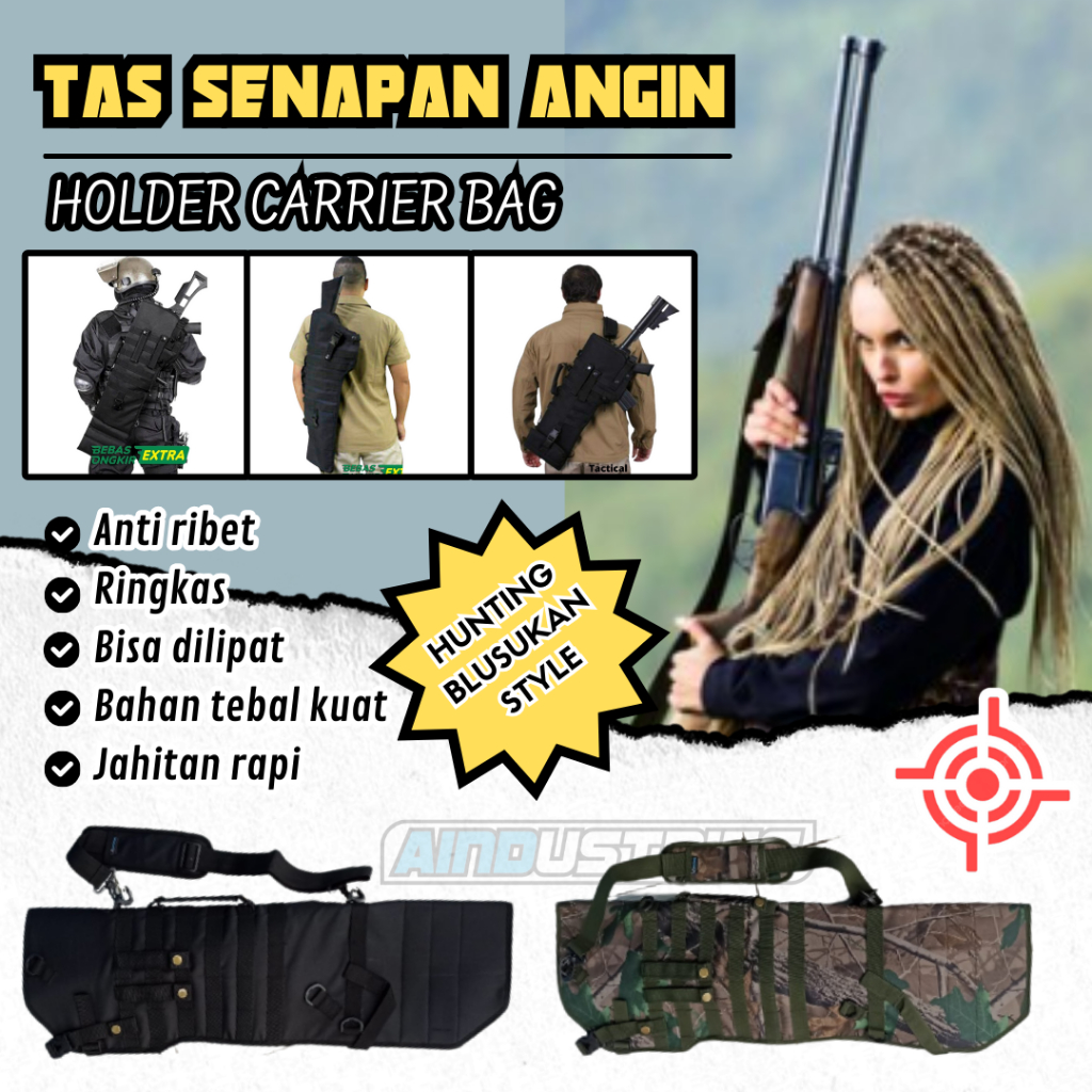 Tas UKLIK Tiger Ransel Tali bahu empuk Bahan tebal Jahitan rapi kuat Ringkas bisa dilipat