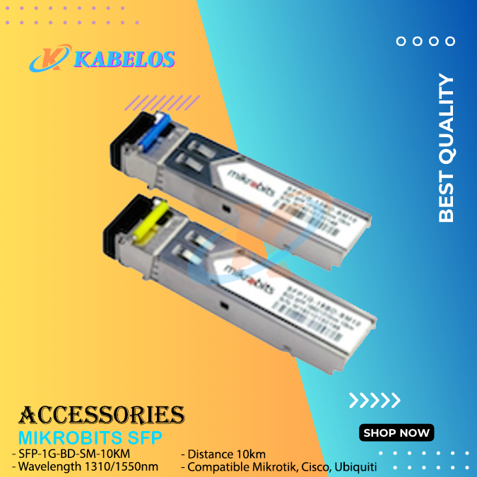 Mikrobits SFP Transceiver SFP-1G-BD-SM-10KM
