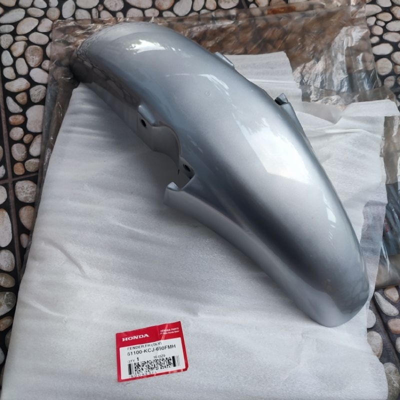 SPAKBOR DEPAN HONDA TIGER 2000 SILVER ORIGINAL AHM