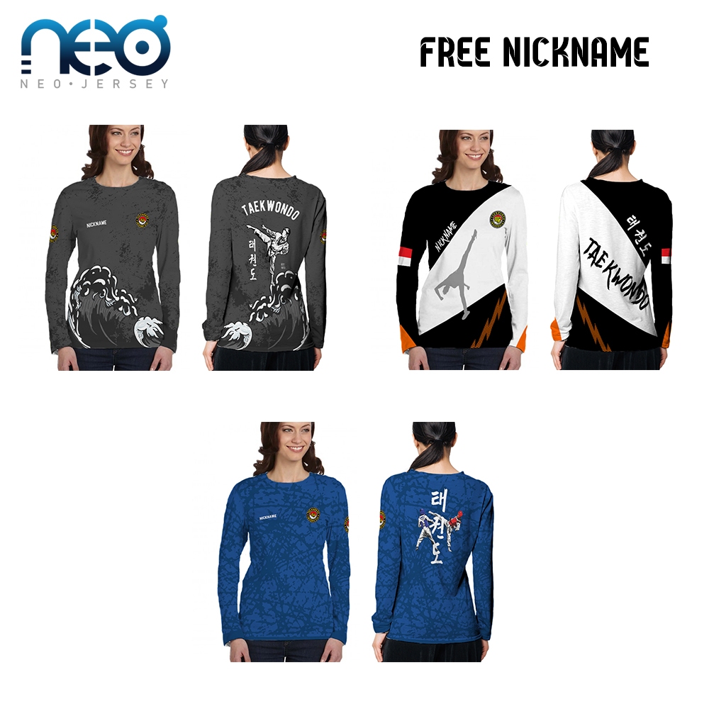 Jersey Taekwondo | Jersey Taekwondo Wanita | Jersey Taekwondo Custom | Kaos Taekwondo | Taekwondo Je