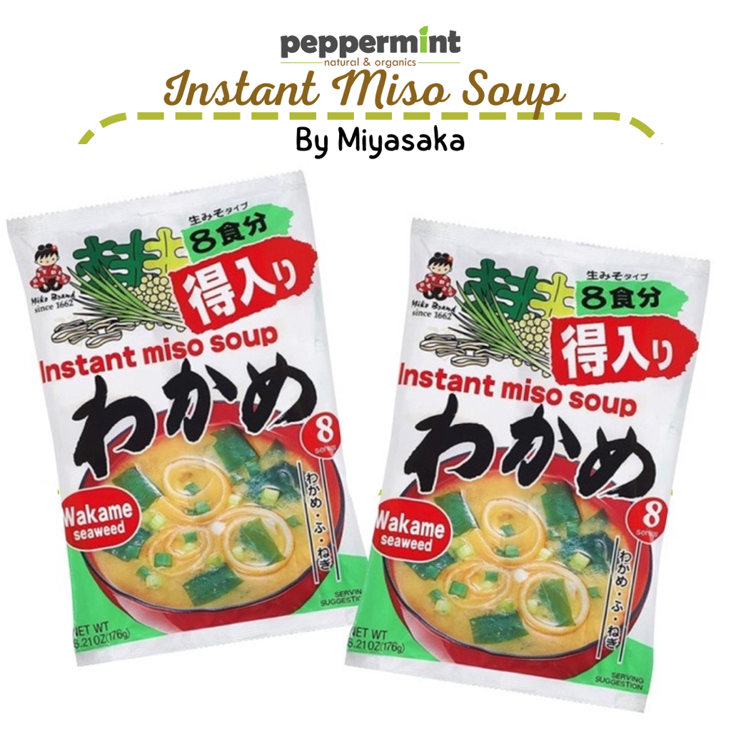 

Miyasaka Miko Instant Miso Soup Wakame Seaweed (8 pack)