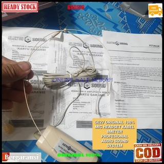 G27 HF mic headset lidi kabel 8meter tie clip on bando original 100% imam ceramah pidato Microphone 