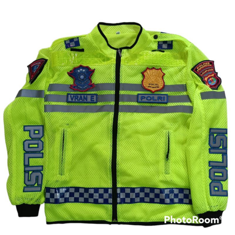 JAKET POLISI JALAMES TANGAN BORDIR TIMBUL ( BONUS NAMA)/FULL STABILO