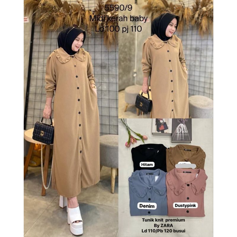 Tunik Knit Import By Zara 1318