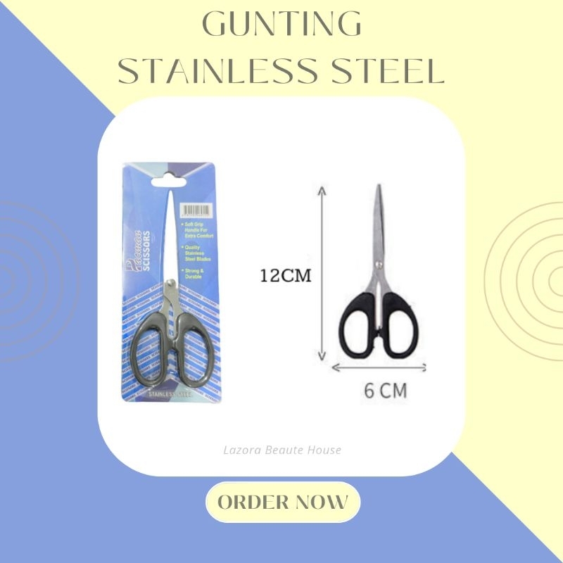 

GUNTING SCISSORS SERBAGUNA STAINLESS STEEL 12CM